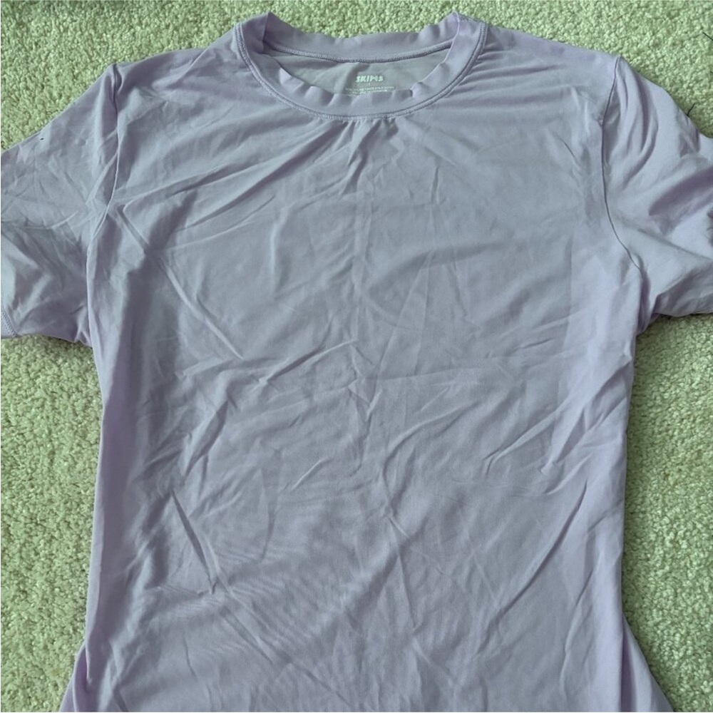 SKIMS Light Purple Short Sleeve Tee